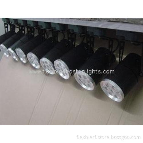 7W AC 110v, 120v, 130v dimmable Led Track Light Fixtures fo